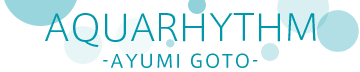 LOGO : AQUARHYTHM - AYUMI GOTO